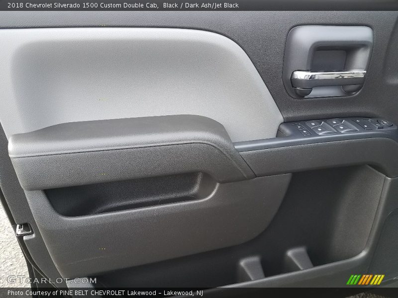 Black / Dark Ash/Jet Black 2018 Chevrolet Silverado 1500 Custom Double Cab
