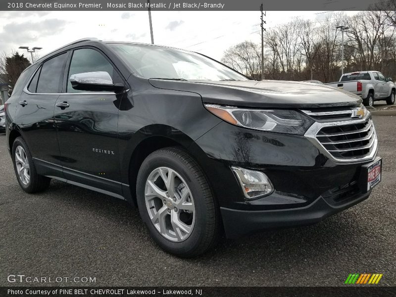 Mosaic Black Metallic / Jet Black/­Brandy 2018 Chevrolet Equinox Premier