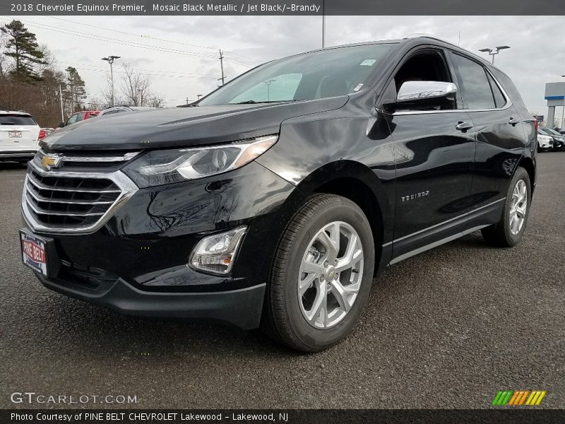 Mosaic Black Metallic / Jet Black/­Brandy 2018 Chevrolet Equinox Premier