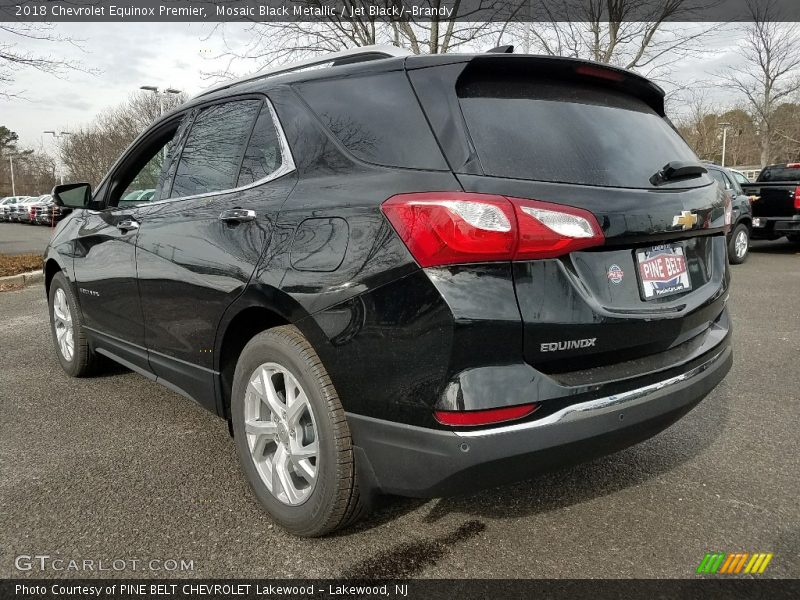Mosaic Black Metallic / Jet Black/­Brandy 2018 Chevrolet Equinox Premier