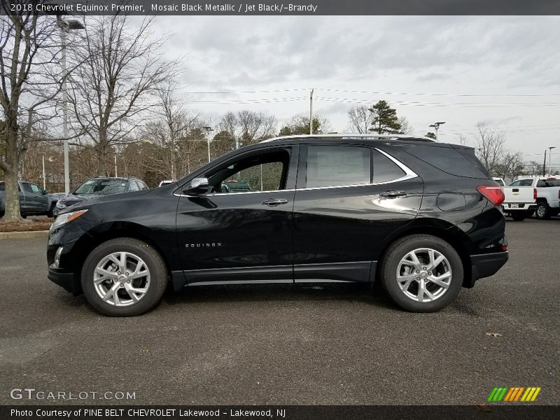Mosaic Black Metallic / Jet Black/­Brandy 2018 Chevrolet Equinox Premier
