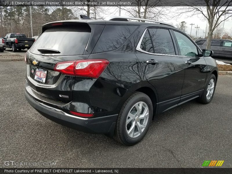 Mosaic Black Metallic / Jet Black/­Brandy 2018 Chevrolet Equinox Premier