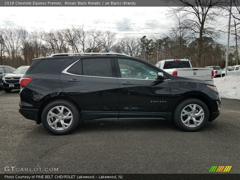 Mosaic Black Metallic / Jet Black/­Brandy 2018 Chevrolet Equinox Premier
