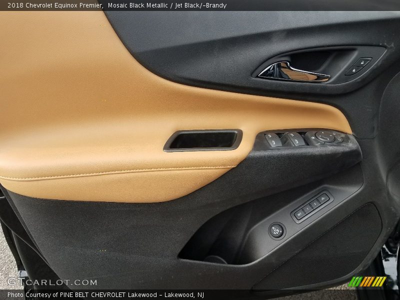 Mosaic Black Metallic / Jet Black/­Brandy 2018 Chevrolet Equinox Premier