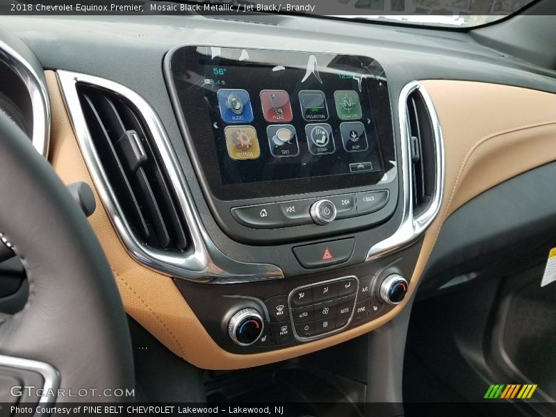 Mosaic Black Metallic / Jet Black/­Brandy 2018 Chevrolet Equinox Premier