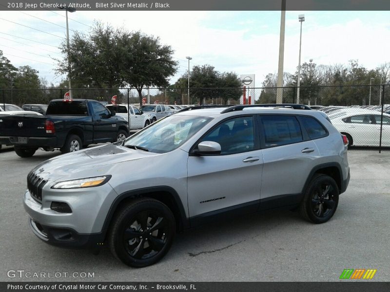 Billet Silver Metallic / Black 2018 Jeep Cherokee Altitude