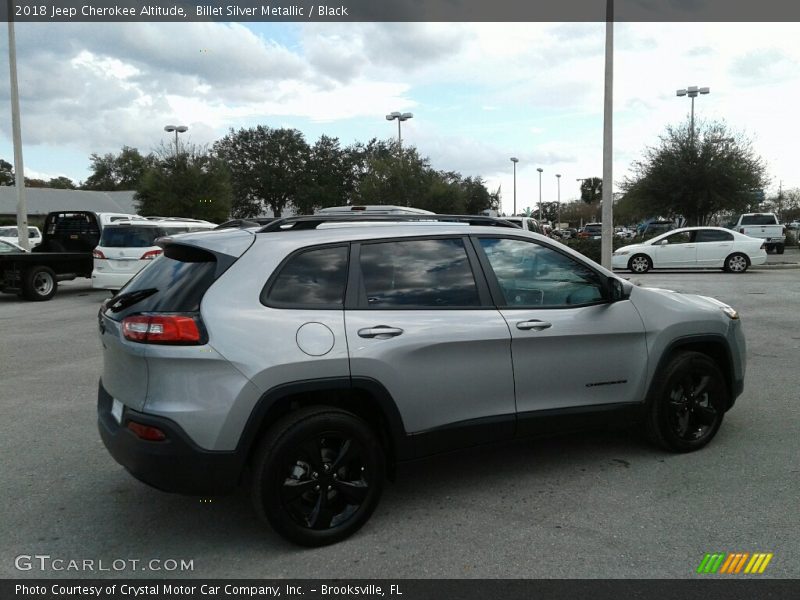 Billet Silver Metallic / Black 2018 Jeep Cherokee Altitude