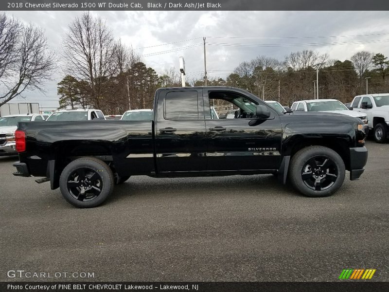 Black / Dark Ash/Jet Black 2018 Chevrolet Silverado 1500 WT Double Cab