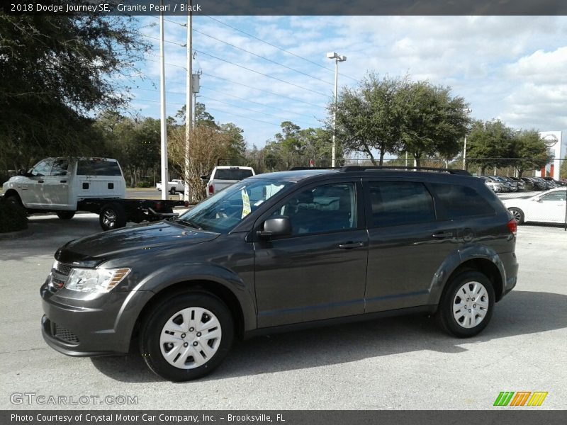 Granite Pearl / Black 2018 Dodge Journey SE
