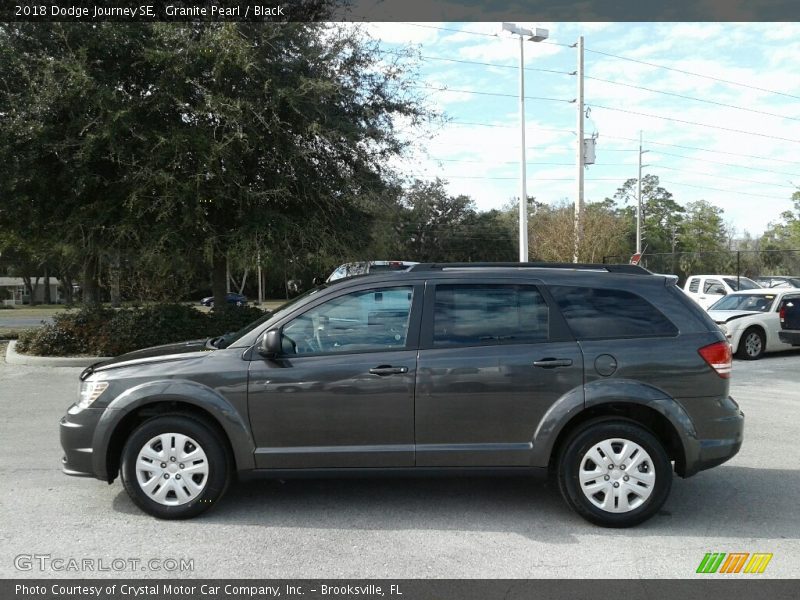 Granite Pearl / Black 2018 Dodge Journey SE