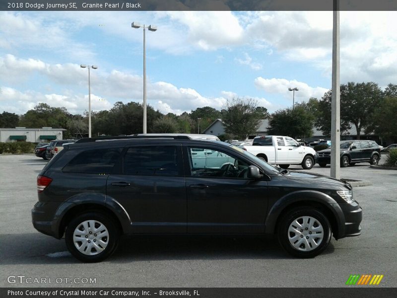 Granite Pearl / Black 2018 Dodge Journey SE