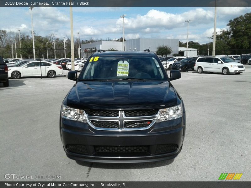 Granite Pearl / Black 2018 Dodge Journey SE