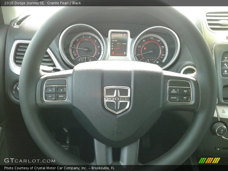 Granite Pearl / Black 2018 Dodge Journey SE