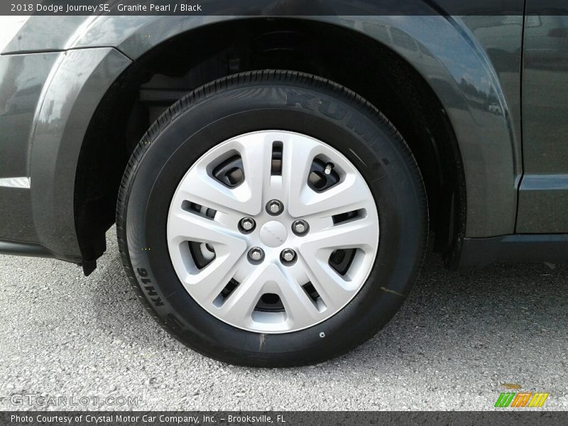 Granite Pearl / Black 2018 Dodge Journey SE