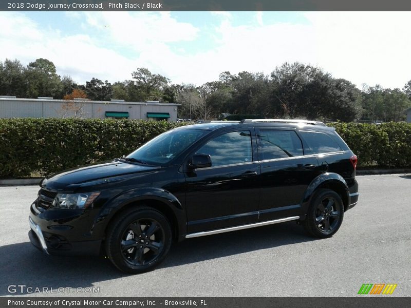 Pitch Black / Black 2018 Dodge Journey Crossroad