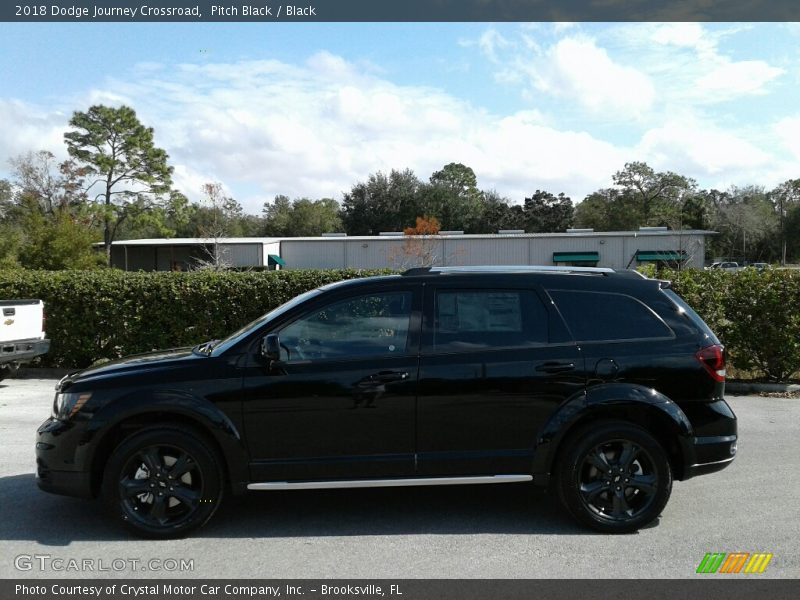 Pitch Black / Black 2018 Dodge Journey Crossroad