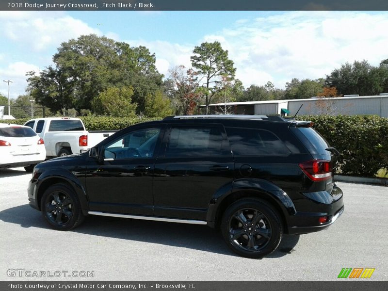 Pitch Black / Black 2018 Dodge Journey Crossroad