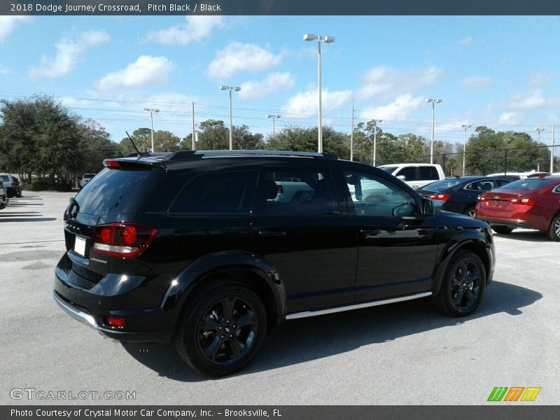 Pitch Black / Black 2018 Dodge Journey Crossroad