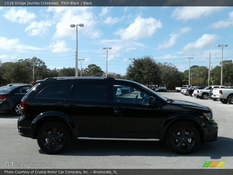 Pitch Black / Black 2018 Dodge Journey Crossroad