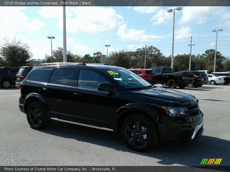 Pitch Black / Black 2018 Dodge Journey Crossroad