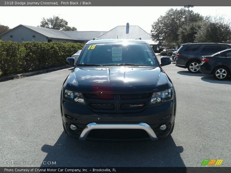 Pitch Black / Black 2018 Dodge Journey Crossroad