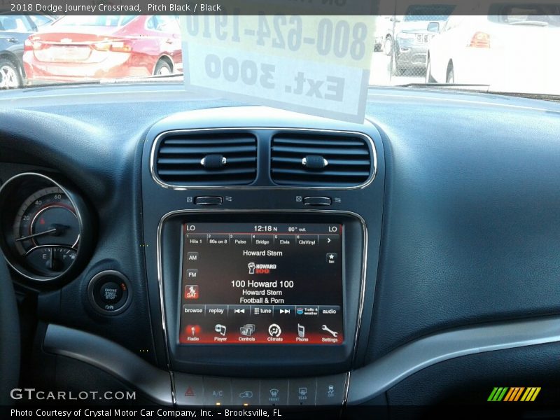 Pitch Black / Black 2018 Dodge Journey Crossroad