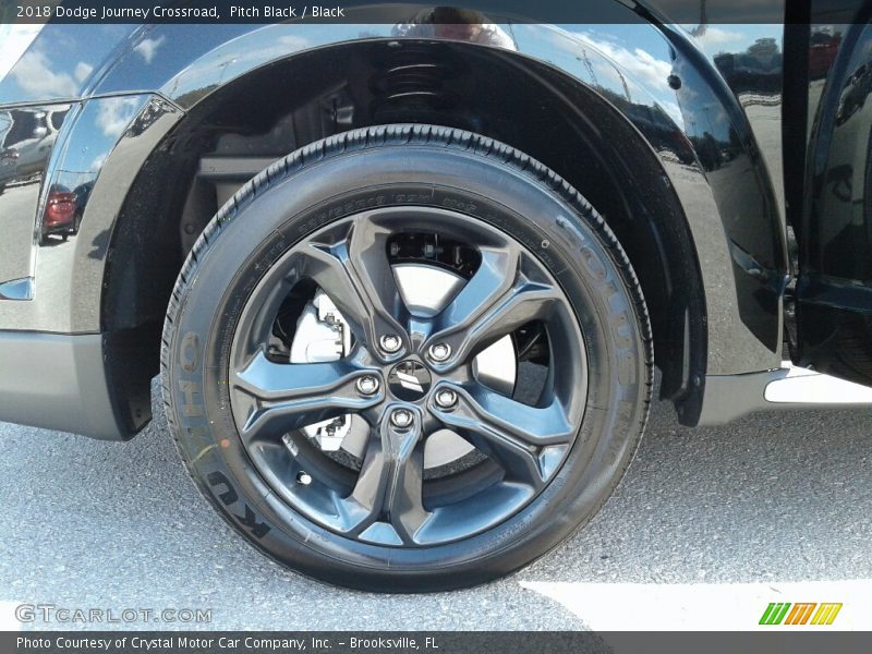 Pitch Black / Black 2018 Dodge Journey Crossroad