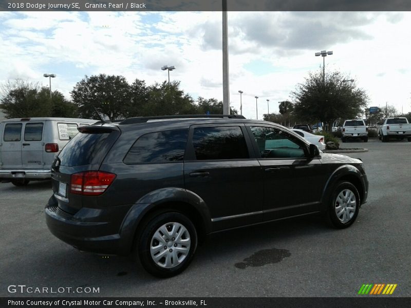 Granite Pearl / Black 2018 Dodge Journey SE