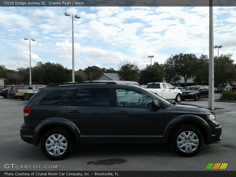 Granite Pearl / Black 2018 Dodge Journey SE