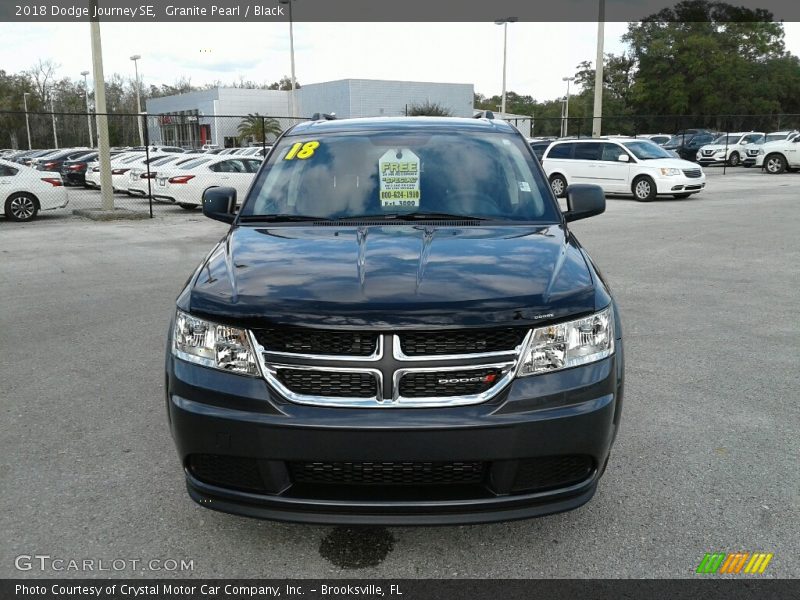Granite Pearl / Black 2018 Dodge Journey SE