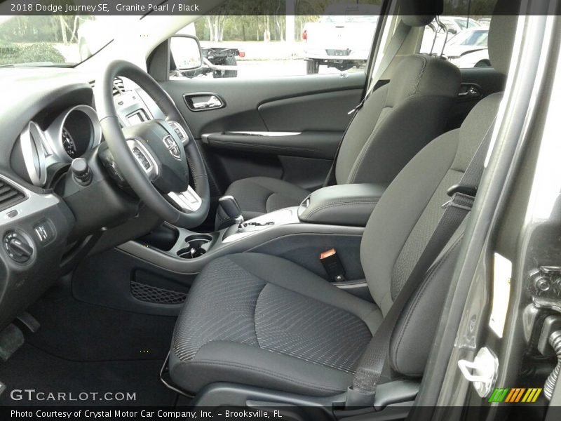 Granite Pearl / Black 2018 Dodge Journey SE