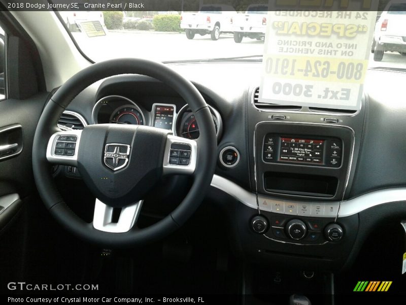 Granite Pearl / Black 2018 Dodge Journey SE