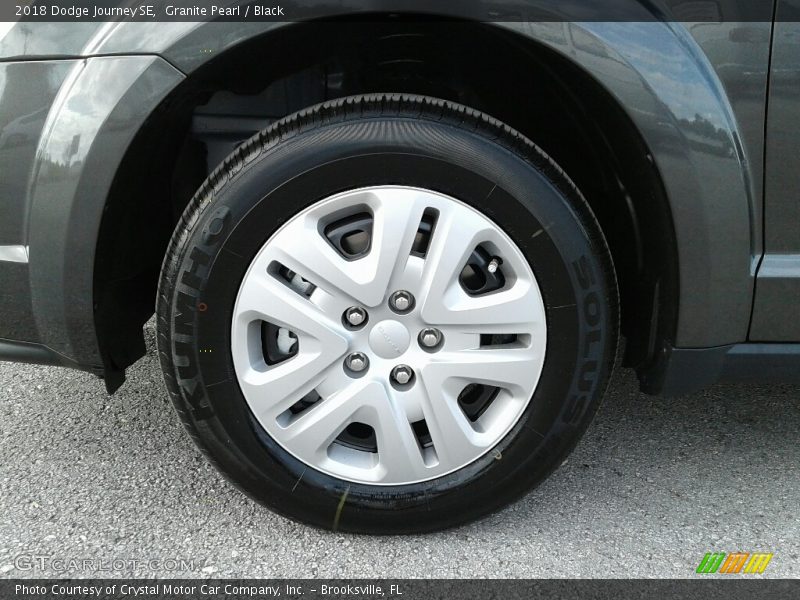 Granite Pearl / Black 2018 Dodge Journey SE