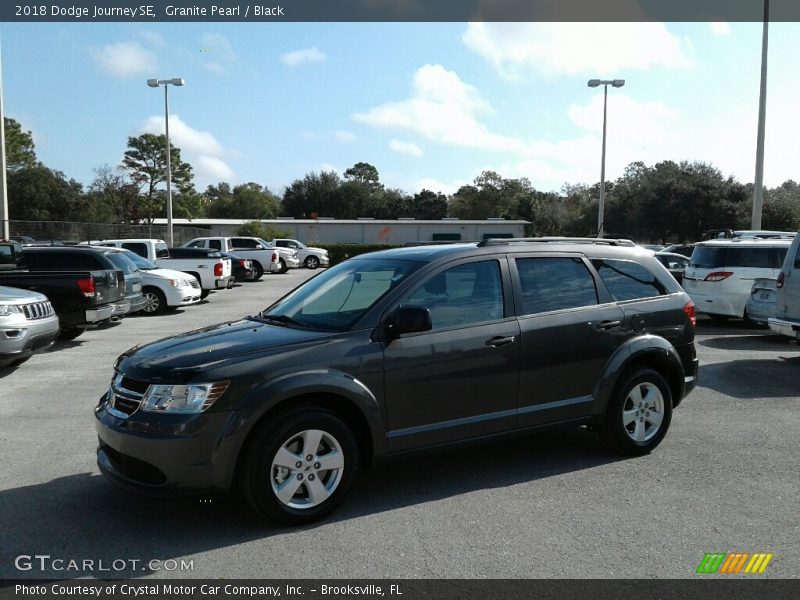 Granite Pearl / Black 2018 Dodge Journey SE