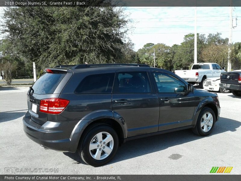 Granite Pearl / Black 2018 Dodge Journey SE