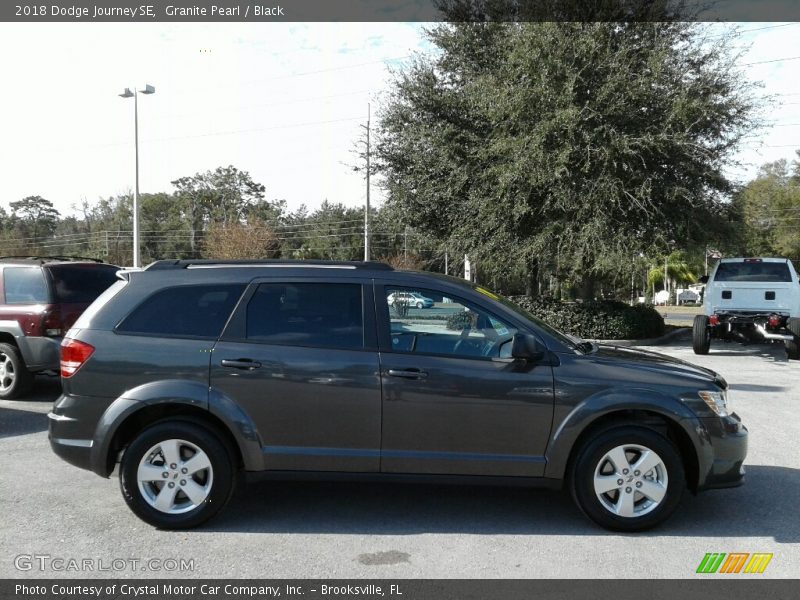 Granite Pearl / Black 2018 Dodge Journey SE