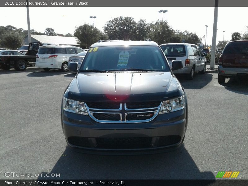Granite Pearl / Black 2018 Dodge Journey SE