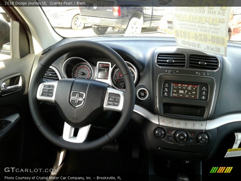Granite Pearl / Black 2018 Dodge Journey SE