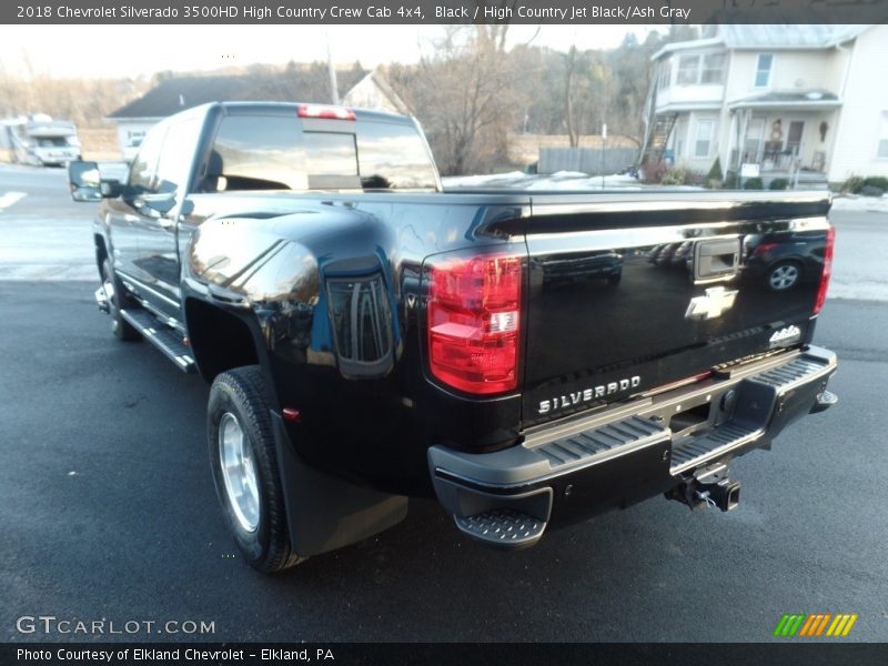 Black / High Country Jet Black/Ash Gray 2018 Chevrolet Silverado 3500HD High Country Crew Cab 4x4