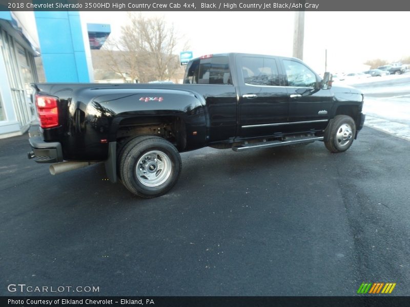 Black / High Country Jet Black/Ash Gray 2018 Chevrolet Silverado 3500HD High Country Crew Cab 4x4