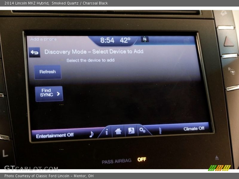 Smoked Quartz / Charcoal Black 2014 Lincoln MKZ Hybrid