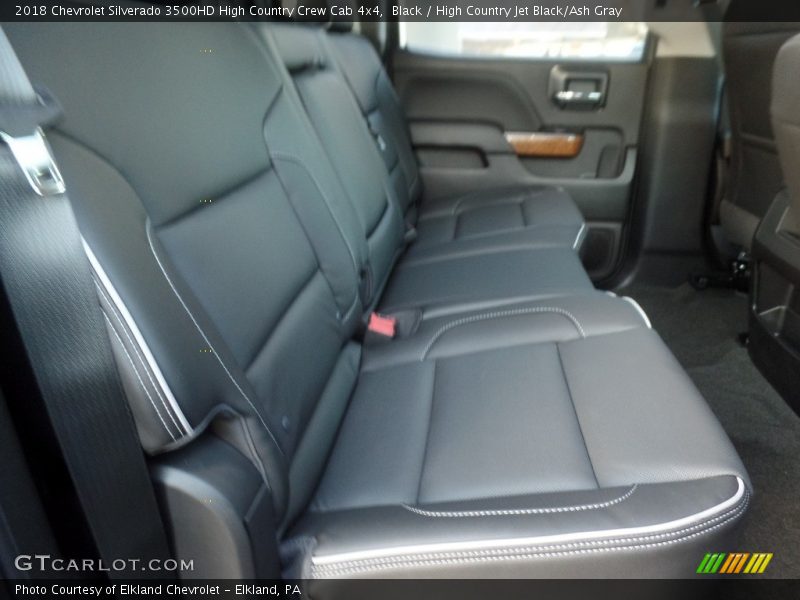 Black / High Country Jet Black/Ash Gray 2018 Chevrolet Silverado 3500HD High Country Crew Cab 4x4