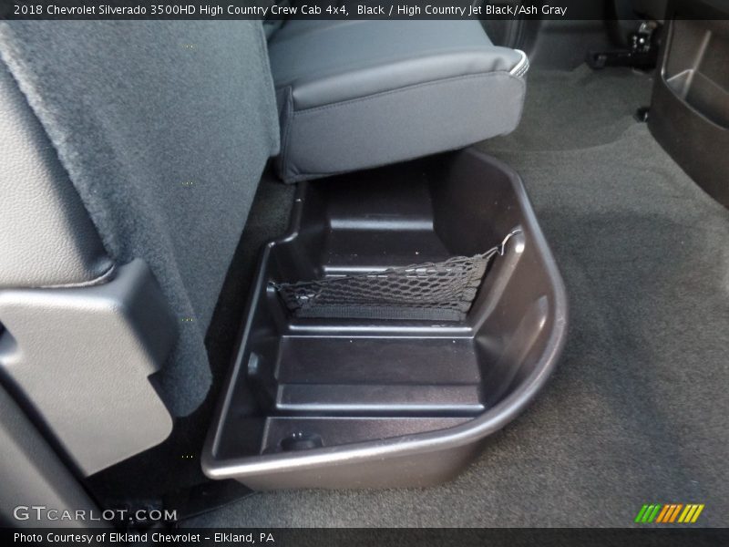 Black / High Country Jet Black/Ash Gray 2018 Chevrolet Silverado 3500HD High Country Crew Cab 4x4