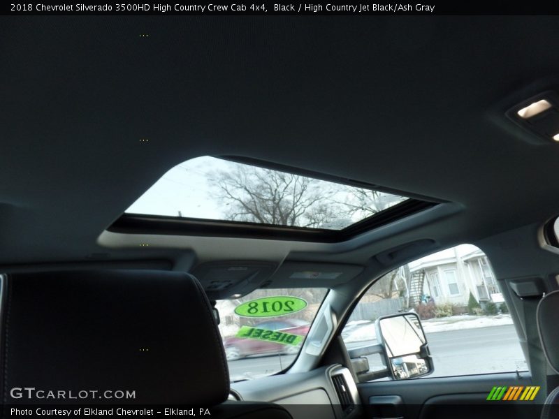 Black / High Country Jet Black/Ash Gray 2018 Chevrolet Silverado 3500HD High Country Crew Cab 4x4