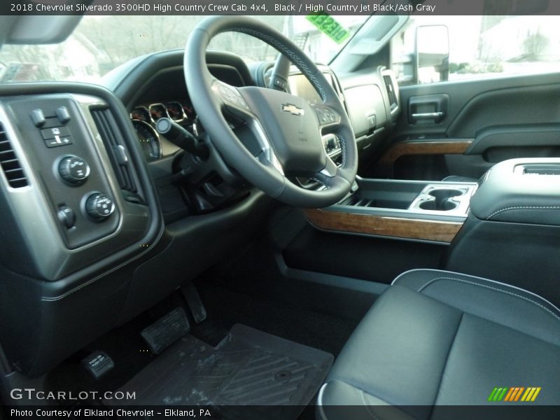 Black / High Country Jet Black/Ash Gray 2018 Chevrolet Silverado 3500HD High Country Crew Cab 4x4