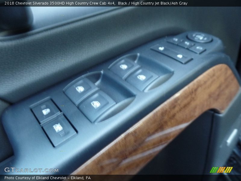 Black / High Country Jet Black/Ash Gray 2018 Chevrolet Silverado 3500HD High Country Crew Cab 4x4