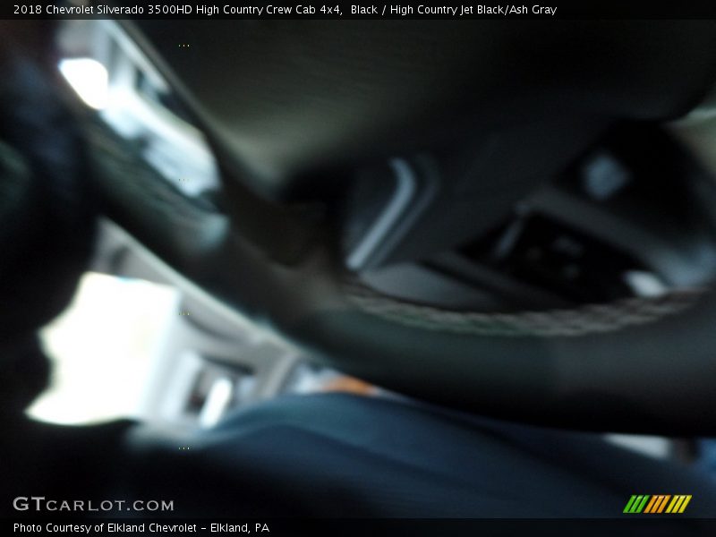 Black / High Country Jet Black/Ash Gray 2018 Chevrolet Silverado 3500HD High Country Crew Cab 4x4