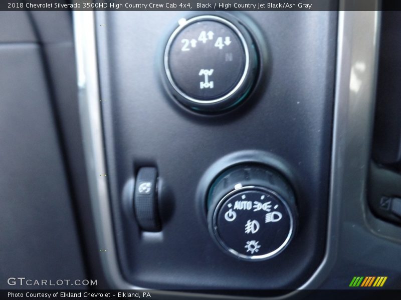 Black / High Country Jet Black/Ash Gray 2018 Chevrolet Silverado 3500HD High Country Crew Cab 4x4
