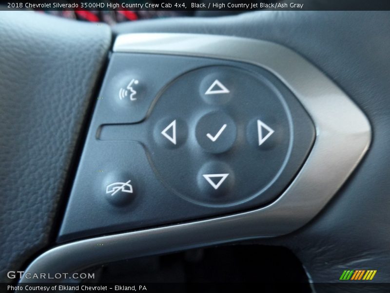 Black / High Country Jet Black/Ash Gray 2018 Chevrolet Silverado 3500HD High Country Crew Cab 4x4