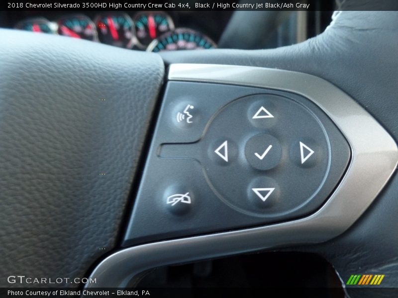 Black / High Country Jet Black/Ash Gray 2018 Chevrolet Silverado 3500HD High Country Crew Cab 4x4